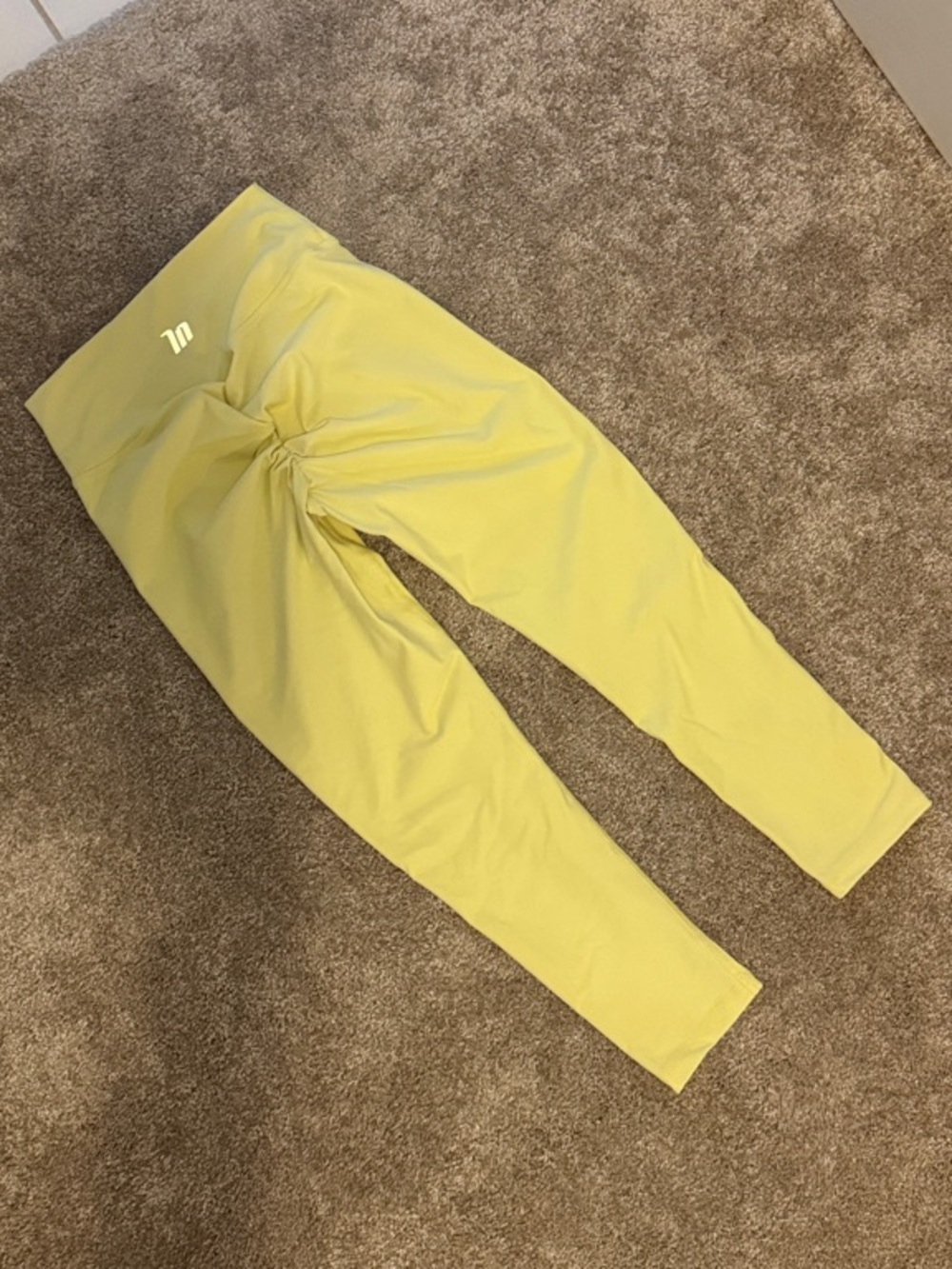 Muscle Nation Yellow 7/8 Leggings